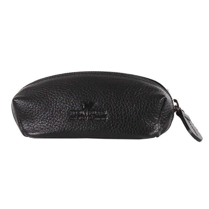 BRAUN BÜFFEL Prato Leather Key Case 9 cm, black