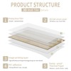 Ntrniva Beige Stone Effect Finger Tile Stickers, 3D Gel 20
