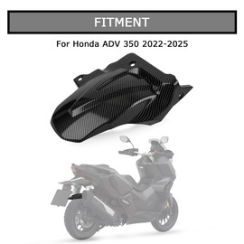 Rear Fender Mudguard Splash Guards for ADV 350 2022 2023 2024 2025,PSLER Mud Splash Guard Motorcycle Accessories(Carbon Fiber)