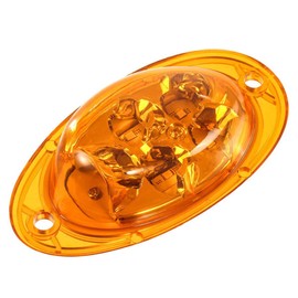 Partsam For Freightliner Cascadia Amber LED Side Marker Turn Signal Lights 5-2835-SMD Sealed Replacement for Freightliner Led Side of Cab Turn Marker/Parking Lights Clearance Lamps (Pack of 2)
