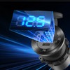 2 Pack 12V USB Outlet 3 Port Car Charger Socket,
