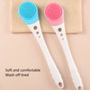 Electric Body Scrubber Shower Brush Long Handle Waterproof Cordless Body