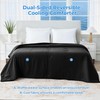 bedsmile Waffle Weave Cooling Comforter King Size, Q-Max 0.45 Reversible