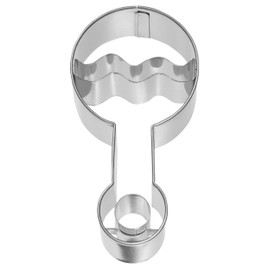 Birkmann Baby Rattle Cookie Cutter, 3-Inch, Grey Plastic, 5 x 3 x 2 cm