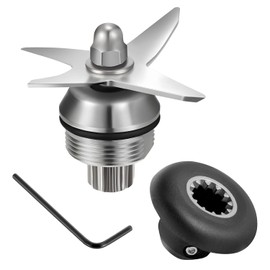 Blender Replacement Wet Blade Kit (4-Piece) - Compatible with Vitamix 5200 Series 32 oz & 64 oz Containers - Includes Drive Socket, Nut Wrench & Repair Tools for Blender Mixer