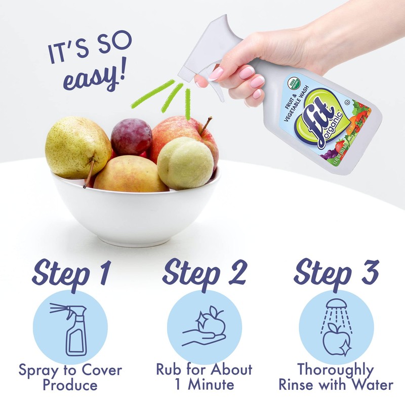 FIT Organic - USDA Certified, Tasteless and Odorless Fruit and