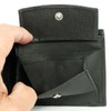 Black genuine leather wallet Designer Italiano without any logos or