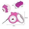 Retractable Dog Leash with LED Light Makife 5m Extendable Dog