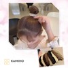 KAMIHO Non-marking Hair Elastic Hair Accessories for Adults 5pcs (Brown)