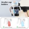 Drinks Holder Pushchair Universal 360° Cup Holder for Buggy, Adjustable
