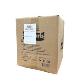Butler Soy Fines, aka 'Fine Minced Soy Curls', Non-GMO Meat Alternative, 100% Whole Soybeans, High Protein, Gluten-Free, 24 lb
