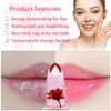 2 Pack Crystal Flower Jelly Lipstick,Magic Color Changing Lipstick,PH Clear