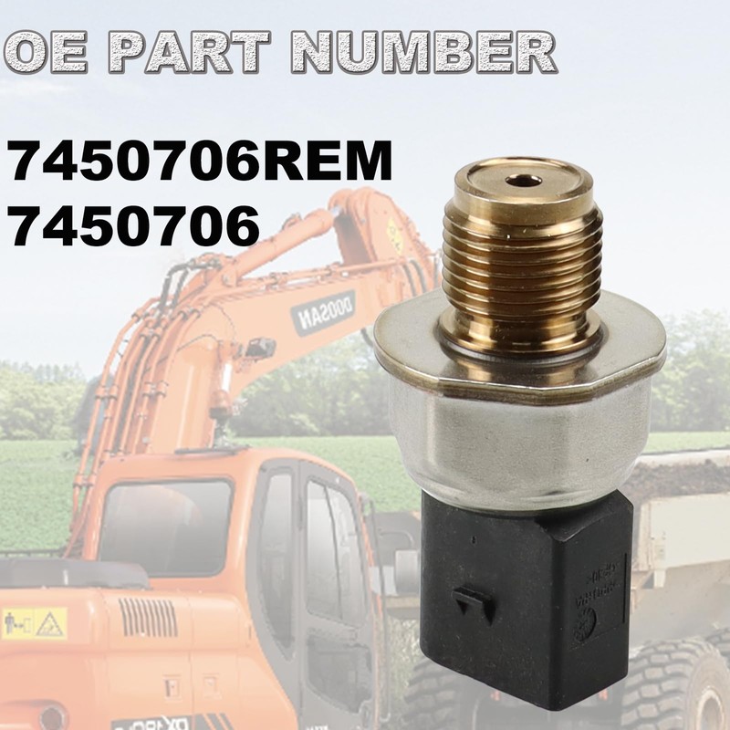 High Pressure Fuel Rail Sensor Replacement for Bobcat Doosan D18