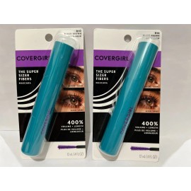 Covergirl The Super Size Fibers Mascara 12ml / 0.4oz New 2PK-- 810 Black Brown