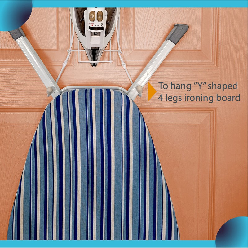 Over The Door Iron Board Caddy - Iron and Ironing