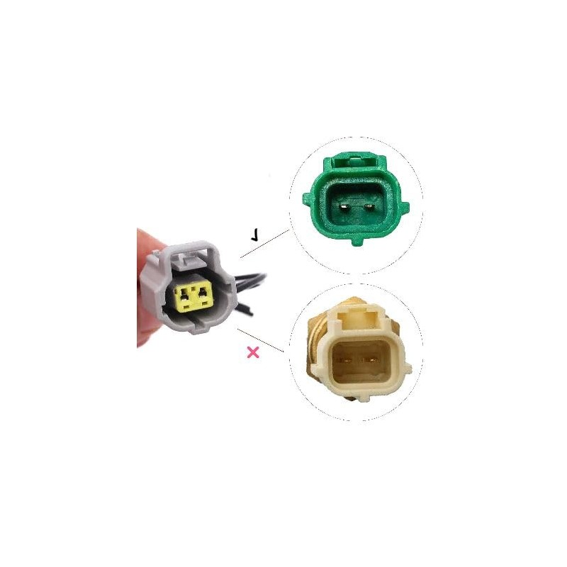 Coolant Temperature Sensor with Pigtail Connector, 89422-20010/89422-35010 Compatible for Compatible