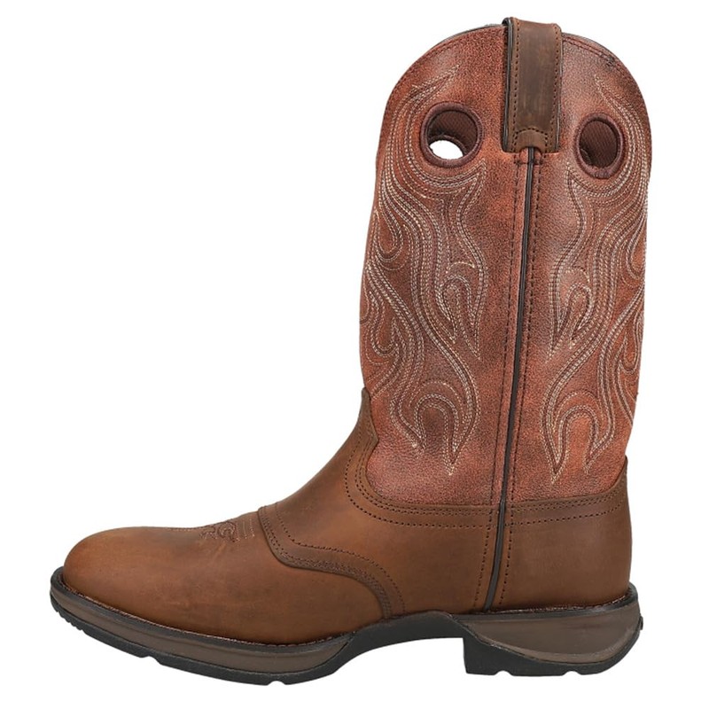 Durango Men's Rebel Western Boot, Dusk Velocity and Bark Brown,