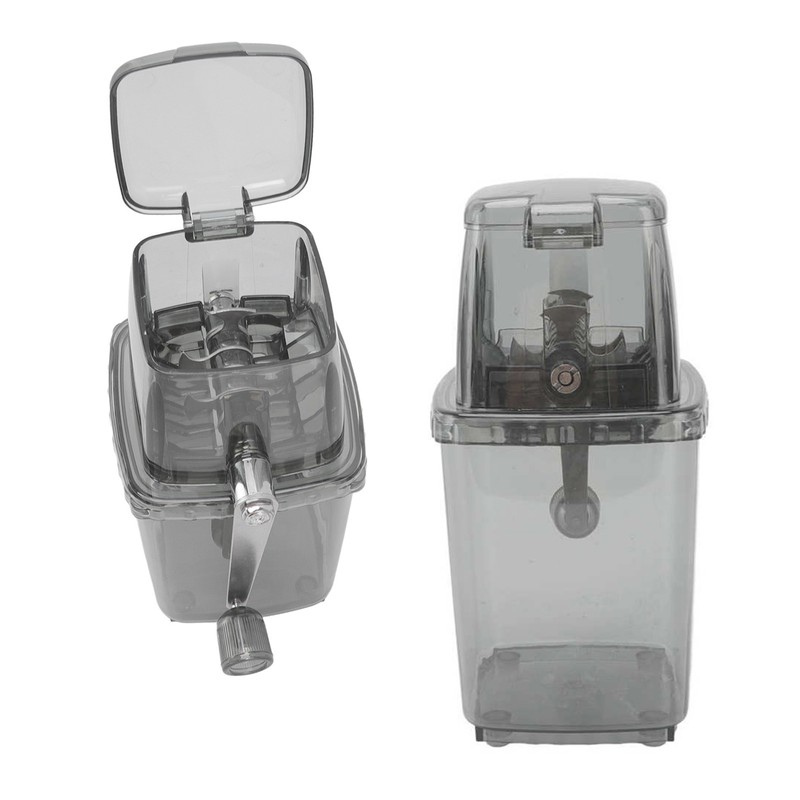 Portable Ice Crusher 1.25L Hand Cranked DIY Manual Shaved Ice