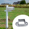 MY MIRONEY 10PCS 1.26" x 1.26" Square Post Flange Base