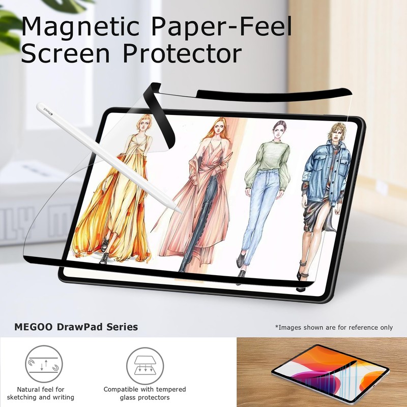 Megoo Magnetic Paperfeel Screen Protector for Surface Pro 12 Inch