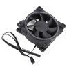 80mm PWM Case Fan Efficient Silent MFDB Dynamic Pressure Bearing