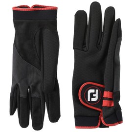 FootJoy 22 Weather Grip Extreme Men's Golf Gloves, black/red