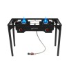 LP LIVING PLUS Heavy Duty Cast Iron 2 Burner Stove,