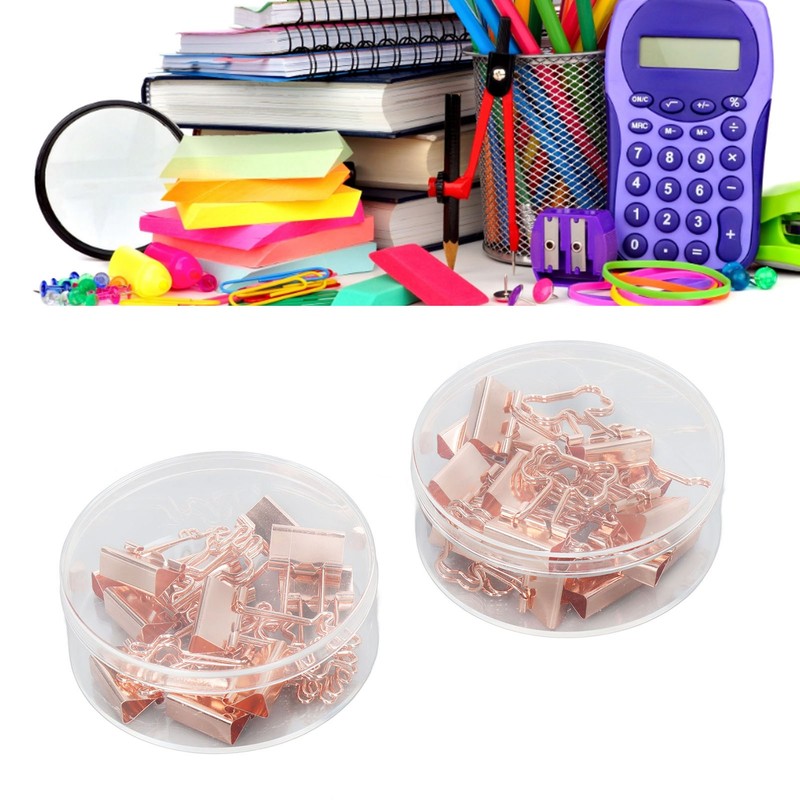30 Pcs Binder Clips Powerful Clamping Force Deer Bone Shapes