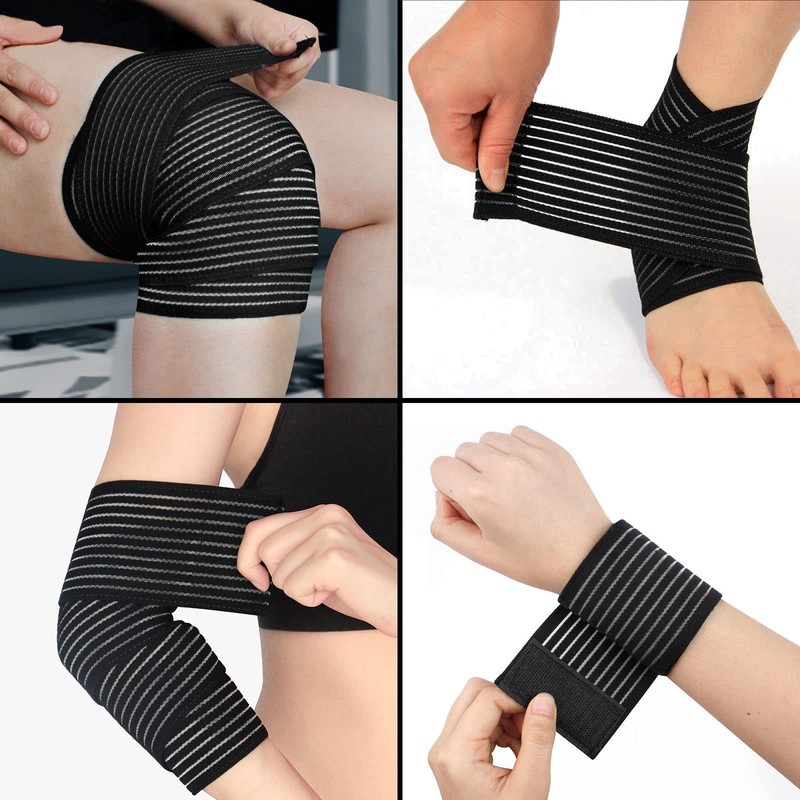 Pack of 4 Knee Support Sports Bandage Knee Brace Weight