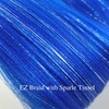 Gozill Blue Braiding Hair Pre stretched Sparkle Tinsel Prestretched Braiding