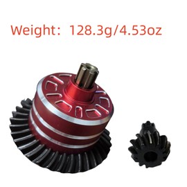 SDSLD Full Metal Differential Set (37T & 13T Gears) -Upgrade for Arrma Bigrock Granite Kraton Outcast Senton Vorteks Typhon 1/10 & 1/8 Scale Vehicles (ARA310956) Red