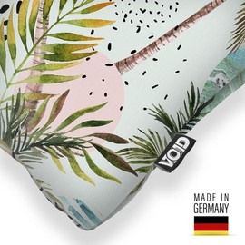 VOID Sea Holiday Palm Trees Beach Summer Cushion Cover Decoration Waterproof Outdoor Garden Cushion Cover Decorative Cushion Size: 40 x 40 cm