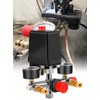 90-120PSI Air Compressor Pressure Switch Manifold Regulator Gauges Air Compressor