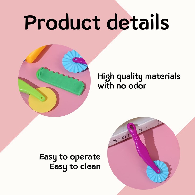 6-Piece Kneading Accessory Set with Robust Kneading Tools, Kneading Accessories