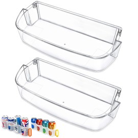 [Upgraded]WPW10710203 Refrigerator Door Bin Shelf Replacement Compatible With Kenmore Whirlpool Refrigerator Door Shelf Replace W10710203 PS11757236 AP6023888 W10451871 WRS571CIDM01 WRS588FIHZ04 2PACK