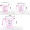 Plastic Measuring Cup Set, Kitchen Cooking and Baking Seasoning Liquid