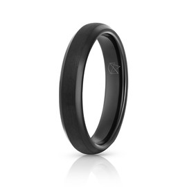 Black Tungsten - 4mm - Size - 8.5
