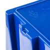PAFEN Set of 20 x Stacking Boxes NP4 Blue Storage