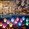 RueXig Halloween Solar Skeleton Hand Lights Outdoor, 10 LED Solar