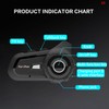EuroFone S2 Helmet Bluetooth Headset,800meters 2 Riders Bluetooth Helmet Intercom