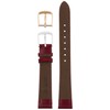 Bambi C115EO Watch Band, Calf Wine, 0.7 inches (17 mm)