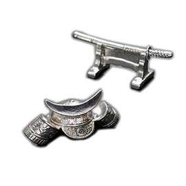 Pure Tin Chopstick Rest Keroro For Set Of 2 Cosmetic Boxed