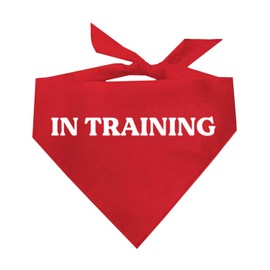 in Training Dog Bandana (Red, OS 409)