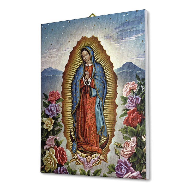Holyart Canvas Picture on Canvas 25 x 20 cm Guadalupe
