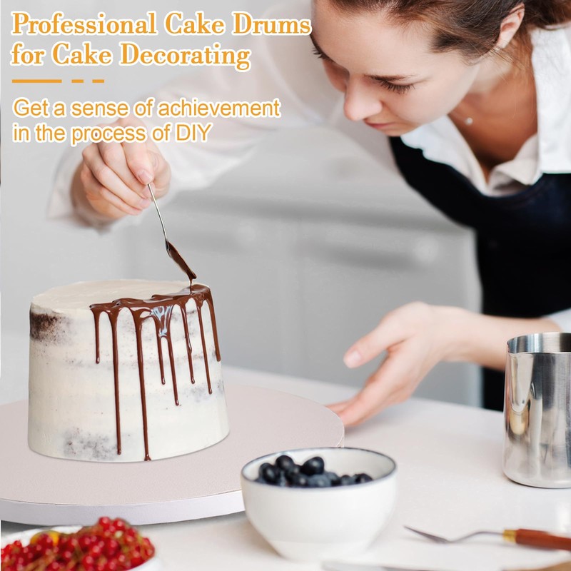 Sudaya 12 PCS Cake Drums 14 Inch, 14inch Drum, Cake