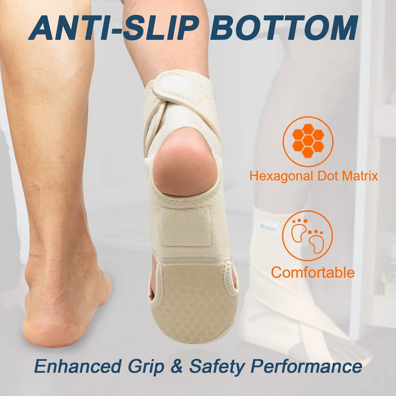 JOMECA Upgraded Drop Foot Brace for Walking with Shoes -
