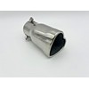 Love Heart Exhaust Tip 80mm Stainless Steel Car Straight Tail