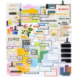 49 & Market - The Flower Emporium Journaling Ephemera, VBF-31287 by Vicki Boutin