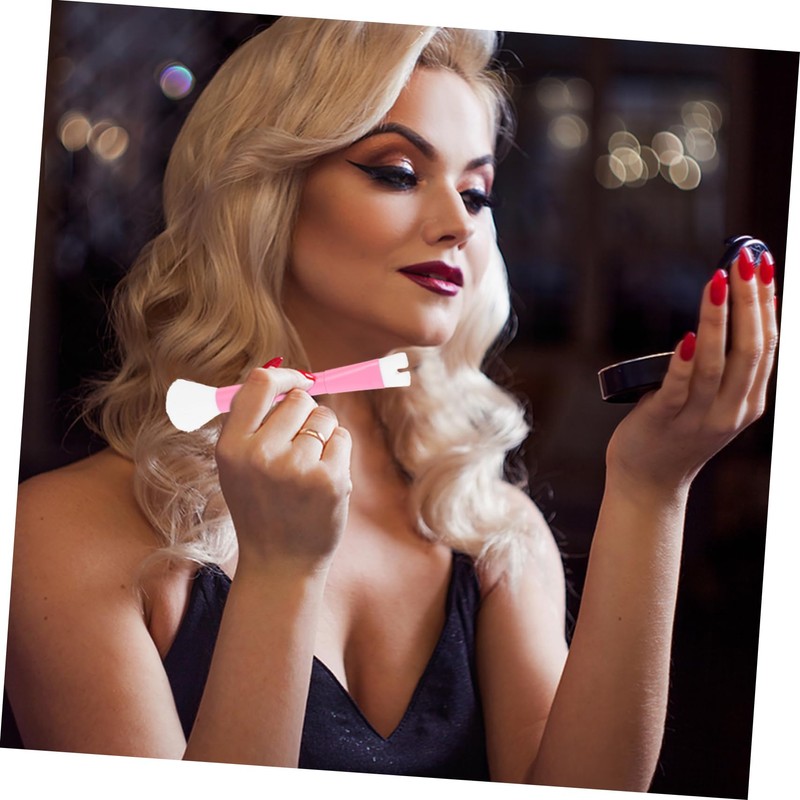 NOLITOY Cosmetics Foundation Brush Loose Powder Brush Cosmetic Brush Pink