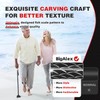 BigAlex Folding Walking Cane with Two Led Lights for Elderly